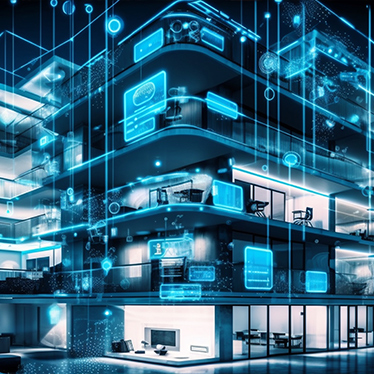 Darstellung eines digitalen Gebäudemodels