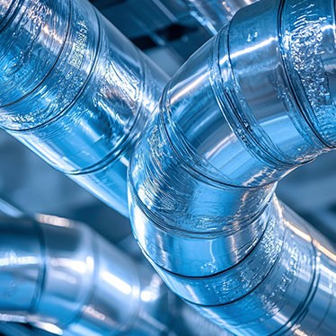 Abbildung verschiedener Kühlrohre aus Metall